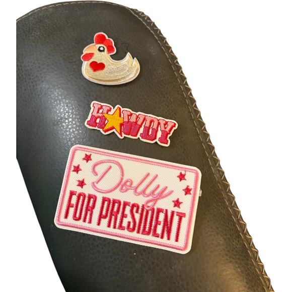 Western Themed Iron on Patches, Lot of Three Patches - Picture 1 of 1